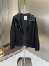 Moncler Hooded Contrast Panel Zip Jacket