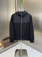 Moncler Hooded Contrast Panel Zip Jacket