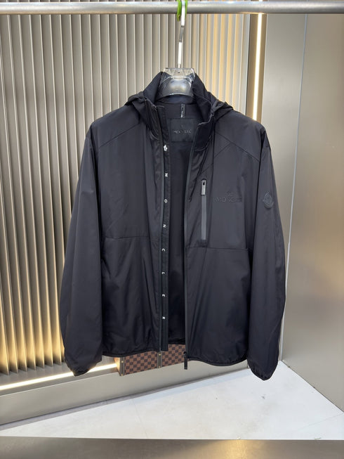 Moncler Hooded Zip Jacket with Chest Pocket