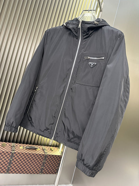 Prada Hooded Zip Jacket