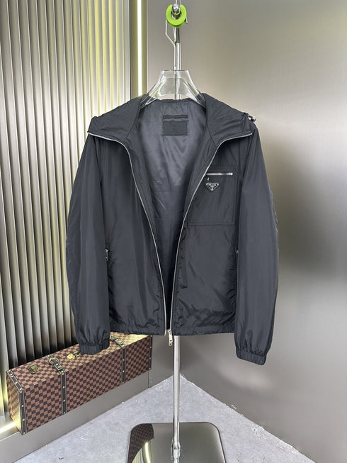 Prada Hooded Zip Jacket