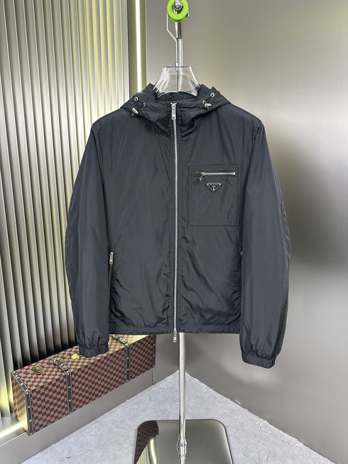 Prada Hooded Zip Jacket