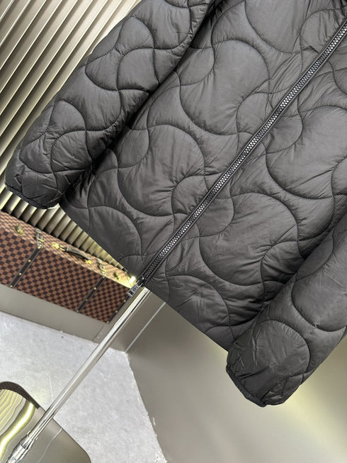 Moncler Black Quilted Puffer Coat