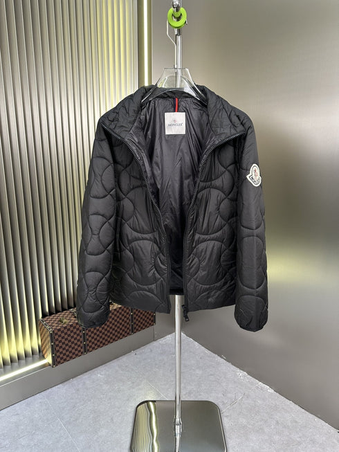 Moncler Black Quilted Puffer Coat