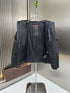 Prada Hooded Puffer Jacket with Red Chest Trim
