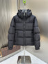 LV Tonal Monogram Hooded Puffer Coat