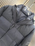 LV Dark Grey Hooded Quilted Puffer Coat