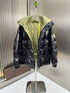 Moncler Black Glossy Quilted Puffer Coat