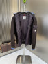 Moncler Quilted Knit-Sleeve Zip Jacket