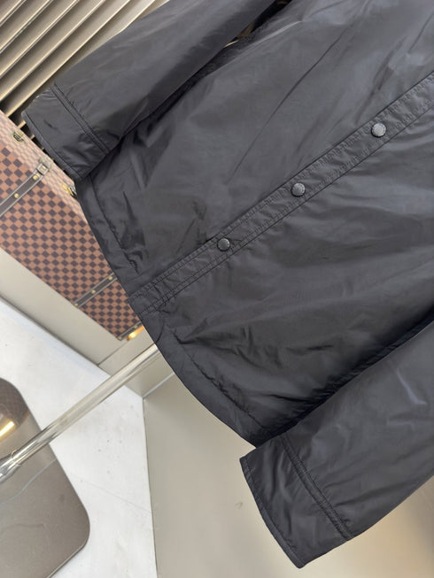 Prada Snap-Front Collared Jacket