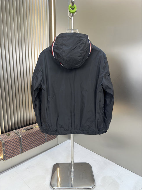 Moncler Hooded Zip-Front Jacket