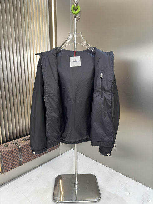 Moncler Hooded Zip-Front Jacket