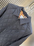 Burberry Diamond-Quilted Check-Lined Jacket