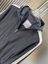 Moncler Contrast Sleeve Stripe Hooded Jacket