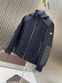 Prada Hooded Contrast-Panel Jacket