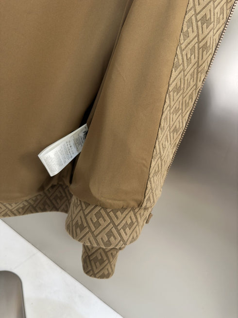 Fendi All-Over Monogram Full-Zip Hoodie