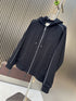 Gucci Hooded Contrast-Piping Jacket