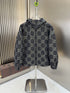 Gucci All-Over Monogram Hooded Zip Jacket