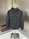 LV Allover Pattern Hooded Jacket