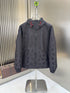 Gucci Tonal Pattern Hooded Zip Jacket