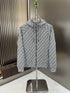 Dior Grey Monogram Hooded Zip Jacket