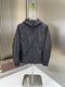 Louis Vuitton Black Monogram Panel Hooded Zip Jacket