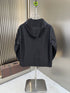 Louis Vuitton Black Monogram Panel Hooded Zip Jacket