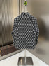 Gucci Black Monogram Zip-Front Jacket
