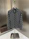 Gucci Black Monogram Zip-Front Jacket
