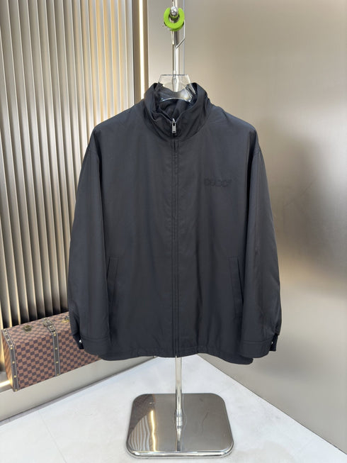 Gucci Reversible Tonal Monogram Hooded Jacket