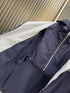 Gucci Navy Hooded Zip-Front Jacket