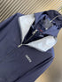Gucci Navy Hooded Zip-Front Jacket