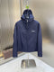 Gucci Navy Hooded Zip-Front Jacket