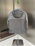 LV Hooded Patterned Panel Jacket