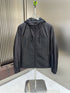 LV Hooded Patterned Panel Jacket