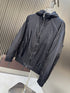 Gucci Tonal Monogram Hooded Jacket