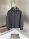 Burberry Hooded Checked-Lining Zip Jacket