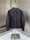 Prada Black Zip-Front Collared Jacket