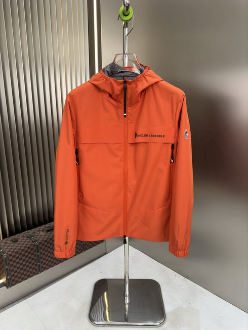 Moncler Hooded Zip-Front Jacket