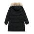 Canada Goose Long Quilted Fur-Trim Hood Puffer Jacket