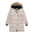 Canada Goose Long Quilted Fur-Trim Hood Puffer Jacket