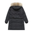 Canada Goose Long Quilted Fur-Trim Hood Puffer Jacket