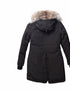 Canada Goose Women's Hooded Fur-Trim Long Down Jacket