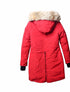 Canada Goose Women's Hooded Fur-Trim Long Down Jacket