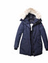 Canada Goose Women's Hooded Fur-Trim Long Down Jacket