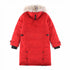 Canada Goose Women's Fur-Trim Hooded Long Down Jacket