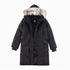 Canada Goose Women's Fur-Trim Hooded Long Down Jacket