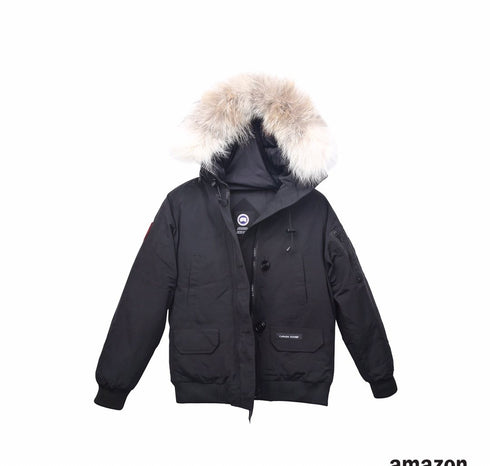 Canada Goose Fur-Trim Hooded Puffer Jacket