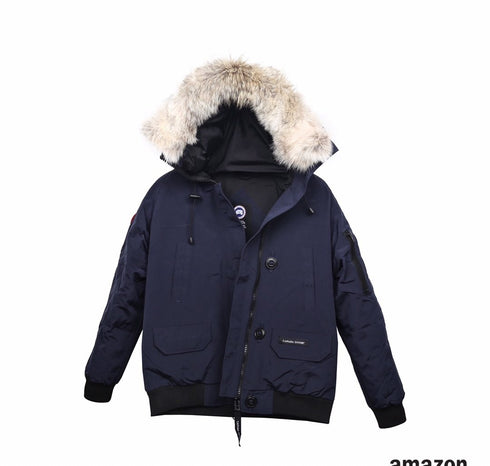 Canada Goose Fur-Trim Hooded Puffer Jacket