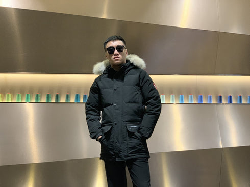 Canada Goose Fur-Trim Hooded Quilted Parka Jacket